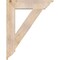 Ekena Millwork Traditional Traditional Smooth Bracket, Douglas Fir, 5 1/2"W x 30"D x 38"H BKT06X30X38TRA01SDF - alternate 3